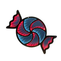 Infinity Καραμέλα Κρεμαστή Φωτιζόμενη Διπλής Όψης 20x30εκ.