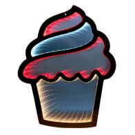 Infinity Cupcake Κρεμαστό Φωτιζόμενο Διπλής Όψης 30Χ36εκ.