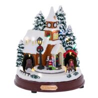 ΠΕΡΙΣΤΡΕΦΟΜΕΝΟ ΣΚΗΝΙΚΟ ΕΚΚΛΗΣΙΑ ΜΕ ΜΟΥΣΙΚΗ ΚΑΙ ΦΩΣ 20Χ20Χ22ΕΚ ΜΠΑΤΑΡΙΑΣ