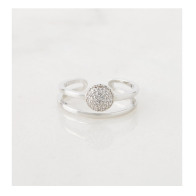 Alevine Jewellery Δαχτυλίδι Alevine Jewellery Cloe με Πέτρες Ζιργκόν Χρώματος Ασημί 8720604880076