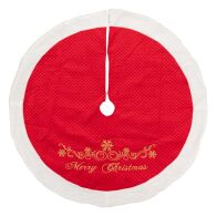 ΚΟΚΚΙΝΗ-ΛΕΥΚΗ ΥΦΑΣΜΑΤΙΝΗ ΠΟΔΙΑ ΔΕΝΤΡΟΥ ΜΕ ΓΟΥΝΙΝΟ ΤΕΛΕΙΩΜΑ Φ120ΕΚ