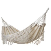 Velco, Αιώρα, διπλή με κρόσι δαντέλα, λευκή