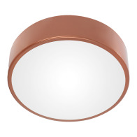 ADVITI Φωτιστικό οροφής 2xE27, 2x24W, χαλκός χάλυβας, ματ γυαλί διαχύτη, IP20, Ø 300