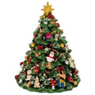 ΠΡΑΣΙΝΟ ΠΟΛΥΡΕΖΙΝ ΚΟΥΡΔΙΣΤΟ ΣΤΟΛΙΣΜΕΝΟ ΔΕΝΤΡΟ ΜΕ ΜΟΥΣΙΚΗ 11,5Χ12Χ15ΕΚ