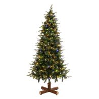 ΔΕΝΔΡΟ PRE-LIT NOBLE FIR 180EK ΜΕ 250 RGB LED ΛΕΥΚΑ AND ΠΟΛΥΧΡΩΜΑ ΛΑΜΠΑΚΙΑ