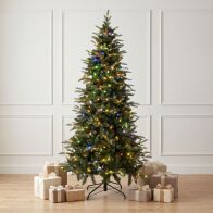 ΔΕΝΔΡΟ PRE-LIT NOBLE FIR 240EK ΜΕ 500 RGB LED ΛΕΥΚΑ AND ΠΟΛΥΧΡΩΜΑ ΛΑΜΠΑΚΙΑ
