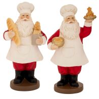 ΣΕΤ 2 ΠΟΛΥΡΕΖΙΝ ΦΙΓΟΥΡΑ ΑΓΙΟΥ ΒΑΣΙΛΗ ΠΟΥ ΚΡΑΤΑΕΙ ΚΕΡΑΣΜΑΤΑ 2 ΣΧΕΔΙΑ 13,5Χ10Χ24,5 12,5Χ9,5Χ24ΕΚ