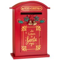 ΚΟΚΚΙΝΟ ΜΕΤΑΛΛΙΚΟ ΓΡΑΜΜΑΤΟΚΙΒΩΤΙΟ 27Χ12Χ41ΕΚ (Letters for Santa)