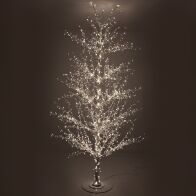 ΛΕΥΚΟ ΦΩΤΙΖΟΜΕΝΟ ΔΕΝΤΡΟ 280ΕΚ ΜΕ 1536 LED ΛΑΜΠΑΚΙΑ ΘΕΡΜΟ ΛΕΥΚΟ ΣΕ ΛΕΥΚΗ ΜΕΤΑΛΛΙΚΗ ΒΑΣΗ