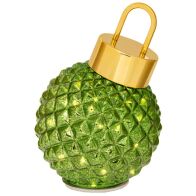 ΠΡΑΣΙΝΗ ΓΥΑΛΙΝΗ ΜΠΑΛΑ ΜΕ LED ΦΩΣ Φ18ΕΚ ΜΠΑΤΑΡΙΑΣ ΠΕΡΙΣΤΡΕΦΟΜΕΝΗ