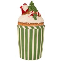 ΠΡΑΣΙΝΗ ΡΙΓΕ ΣΤΡΟΓΓΥΛΗ ΚΕΡΑΜΙΚΗ ΜΠΙΣΚΟΤΙΕΡΑ ΜΕ ΑΓΙΟ ΒΑΣΙΛΗ 14Χ14Χ28ΕΚ