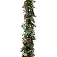 ΠΡΑΣΙΝΗ ΓΙΡΛΑΝΤΑ ΜΕ ΚΟΥΚΟΥΝΑΡΙΑ ΚΑΙ ΜΠΑΛΕΣ 180ΕΚ