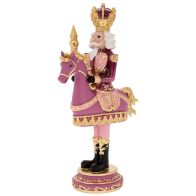 ΡΟΖ ΠΟΛΥΡΕΖΙΝ ΚΑΡΥΟΘΡΑΥΣΤΗΣ ΜΕ ΣΚΗΠΤΡΟ ΠΑΝΩ ΣΕ ΑΛΟΓΟ 19,5Χ9,5Χ33ΕΚ