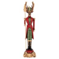 ΚΟΚΚΙΝΟΣ  ΠΡΑΣΙΝΟΣ ΠΟΛΥΡΕΖΙΝ ΤΑΡΑΝΔΟΣ ΜΕ ΣΚΗΠΤΡΟ 9Χ9Χ37,5ΕΚ