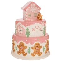 ΡΟΖ ΚΕΡΑΜΙΚΗ ΜΠΙΣΚΟΤΙΕΡΑ ΣΠΙΤΙ GINGERBREAD 22X22X28EK