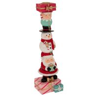 ΠΟΛΥΡΕΖΙΝ ΔΙΑΚΟΣΜΗΤΙΚΟ ΚΗΡΟΠΗΓΙΟ ΜΕ ΑΙ ΒΑΣΙΛΗ ΚΑΙ ΧΙΟΝΑΝΘΡΩΠΟ 8Χ7.5Χ31ΕΚ