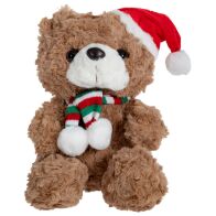 ΚΑΦΕ ΛΟΥΤΡΙΝΟ ΑΡΚΟΥΔΑΚΙ ΜΕ ΚΟΚΚΙΝΟ ΣΚΟΥΦΟ AND ΚΑΣΚΩΛ 16Χ16Χ22ΕΚ