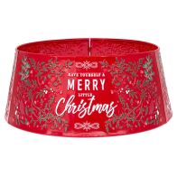 A.I. Decoration Ποδιά Δέντρου Μεταλλική Merry Christmas Ø65Χ25,5εκ.