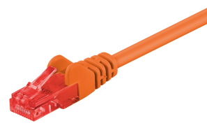 GOOBAY καλώδιο δικτύου 95259 CAT 6 U/UTP CCA 250MHz 0.50m πορτοκαλί
