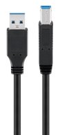 GOOBAY καλώδιο USB 3.0 σε USB Type B 95722 0.5m 5Gbps μαύρο
