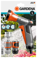 Gardena Πιστόλι Νερού Σήτα με πλήρες σετ σύνδεσης BLISTER