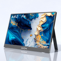 Arzopa 15.6" IPS FHD Portable Monitor Black A1T