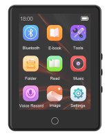 RUIZU MP3 player A6 με οθόνη αφής 2.8" 32GB Bluetooth ελληνικό μενού μαύρο