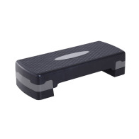 Πλαστικό Σκαλοπάτι Γυμναστικής Aerobic Stepper με Ρυθμιζόμενο Ύψος HOMCOM A90-076BK