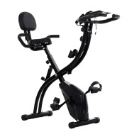 Homcom A90-196 Αναδιπλούμενο Μαγνητικό Ποδήλατο Γυμναστικής με Ιμάντες Αντίστασης