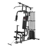 HOMCOM Πολυλειτουργικό Gym Fitness Station για οικιακή και επαγγελματική προπόνηση σε χάλυβα A91-134BK