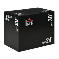 HOMCOM Πλειομετρικό Κουτί 3 σε 1 120 Kg 75 x 51 x 61 cm A93-052