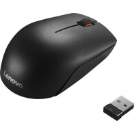 Lenovo 300 Wireless Compact Mouse (Black) with battery