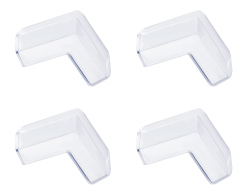 Προστατευτικά γωνίας επίπλων AG441A με αυτοκόλλητο 4x4x1.5cm διάφανα 4τμχ