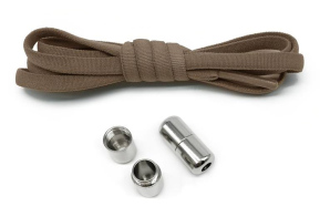 Σετ ελαστικά κορδόνια AG841C με βιδωτά κλιπ 1m καφέ