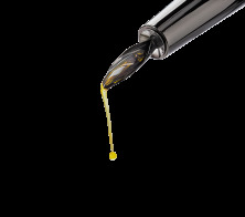 Olipac Zeus Λαδικό Γυάλινο με Ανοξείδωτη Επίστρωση 125ml Ανθρακί με ροή σε σχήμα φύλλου- Σε Συσκευα