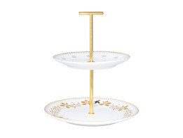 Maxwell & Williams Πιατέλα Διπλή 15/19x22cm White Christmas σε Συσκευασία Δώρου - Πορσελάνη