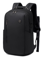ARCTIC HUNTER τσάντα πλάτης B00915 με θήκη laptop 15.6" USB 20L μαύρη