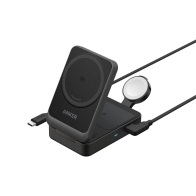 ANKER MAGGO WIRELESS CHARGER 15W 3 TO 1 BLACK