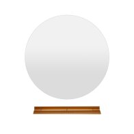 Costway Καθρέφτης Τοίχου με LED Φωτισμό και Ράφι για Μπάνιο BA8215DE