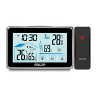 Baldr Ασύρματος Επιτραπέζιος Μετεωρολογικός Σταθμός με LCD Οθόνη Baldr BD-910