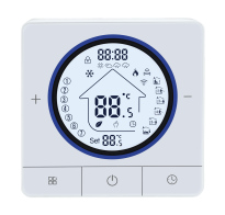 Smart θερμοστάτης αερίου BHT-800WM-GCLW WiFi επιτοίχιος λευκός