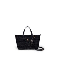US Polo Assn. Τσάντα χειρός Jacquard Black