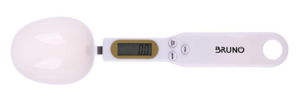 BRUNO ψηφιακή ζυγαριά-κουτάλι κουζίνας BRN-0074 έως 500g λευκή