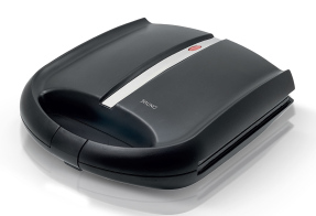 Bruno Ψηστιέρα Τοστιέρα για 4 Tοστ 1400W BRN-0216 Μαύρη Mat-Inox