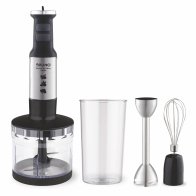 BRUNO ραβδομπλέντερ BRN-0250 1700W Σετ 3 σε 1 ρυθμιζόμενη ταχύτητα 4 λεπίδες inox-μαύρο
