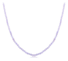 BAMOER κολιέ BSN431 με κρύσταλλα ασήμι 925 μωβ