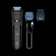 Philips Beard Trimmer 3000 Series Περιποίηση γενιών με λεπίδες με στρογγυλεμένες άκρες