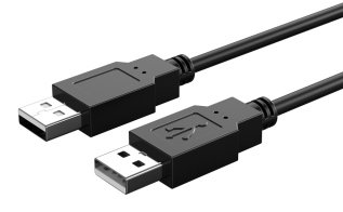 CABLETIME καλώδιο USB 2.0 C161-AMAM 480Mbps 0.5m μαύρο