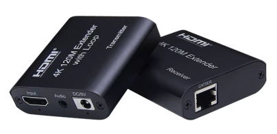 POWERTECH HDMI video extender CAB-H195 μέσω καλωδίου RJ45 4K/30Hz με loop έως 120m