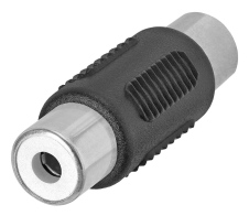 POWERTECH αντάπτορας RCA θηλυκό σε θηλυκό CAB-R021 μαύρος
